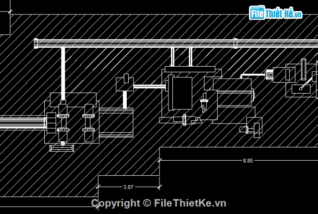 Bản vẽ chi tiết,Bản vẽ autocad,máy nghiền